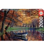 Puzzle 2000 Pcs Barco no Lago