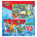 Puzzle 2×100 Pcs Superthings 1