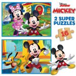 Puzzle 2×16 Pcs Mickey & Minnie 1