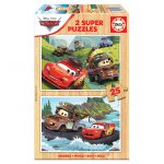 Puzzle 2×25 Pcs Cars