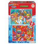 Puzzle 2×48 Pcs Superthings