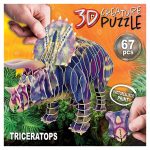 Triceratops 3D Creature Puzzle 1