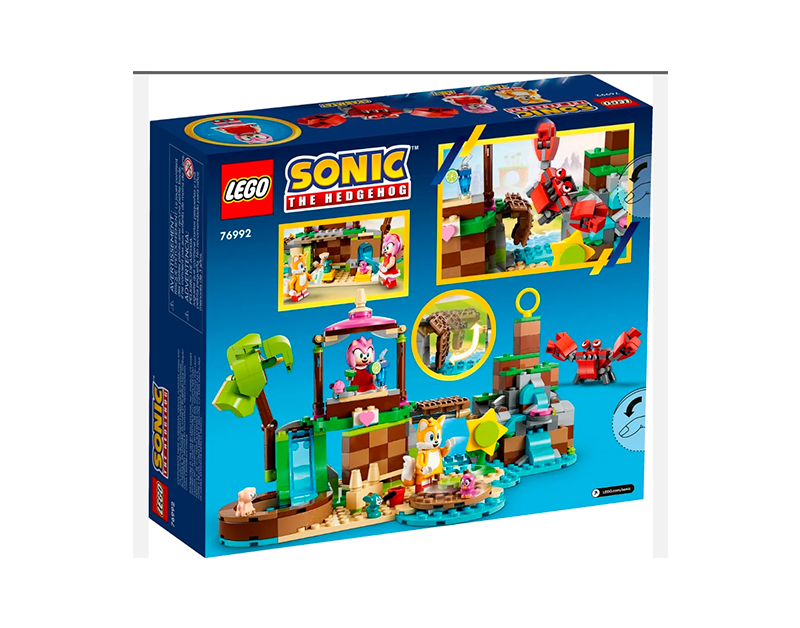 Lego Sonic 76992 - Ilha De Resgate Animal Da Amy